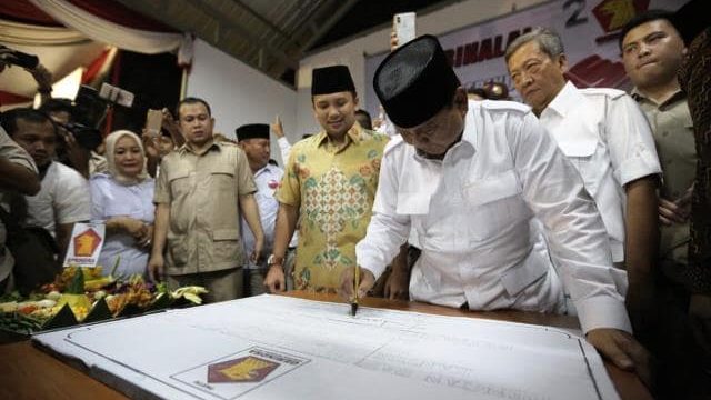 Ilustrasi Probowo saat peresmian (Photo: google)