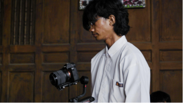 Mahasiswa ISI Surakarta Produksi Konten di Espos