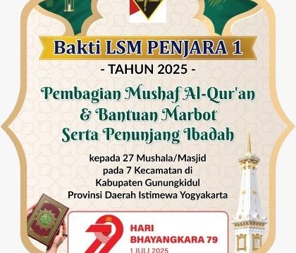 Bakti LSM PENJARA 1 Tahun 2025