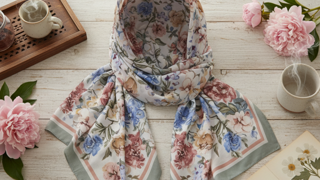 Hijab Motif Floral