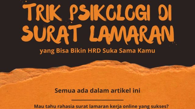 Psikologi Surat Lamaran