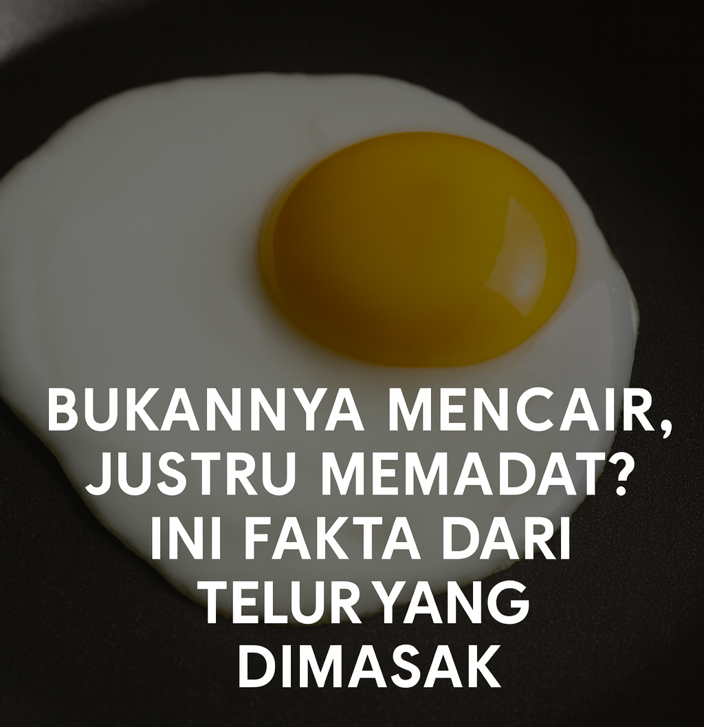 Fakta Dari Telur Yang Dimasak