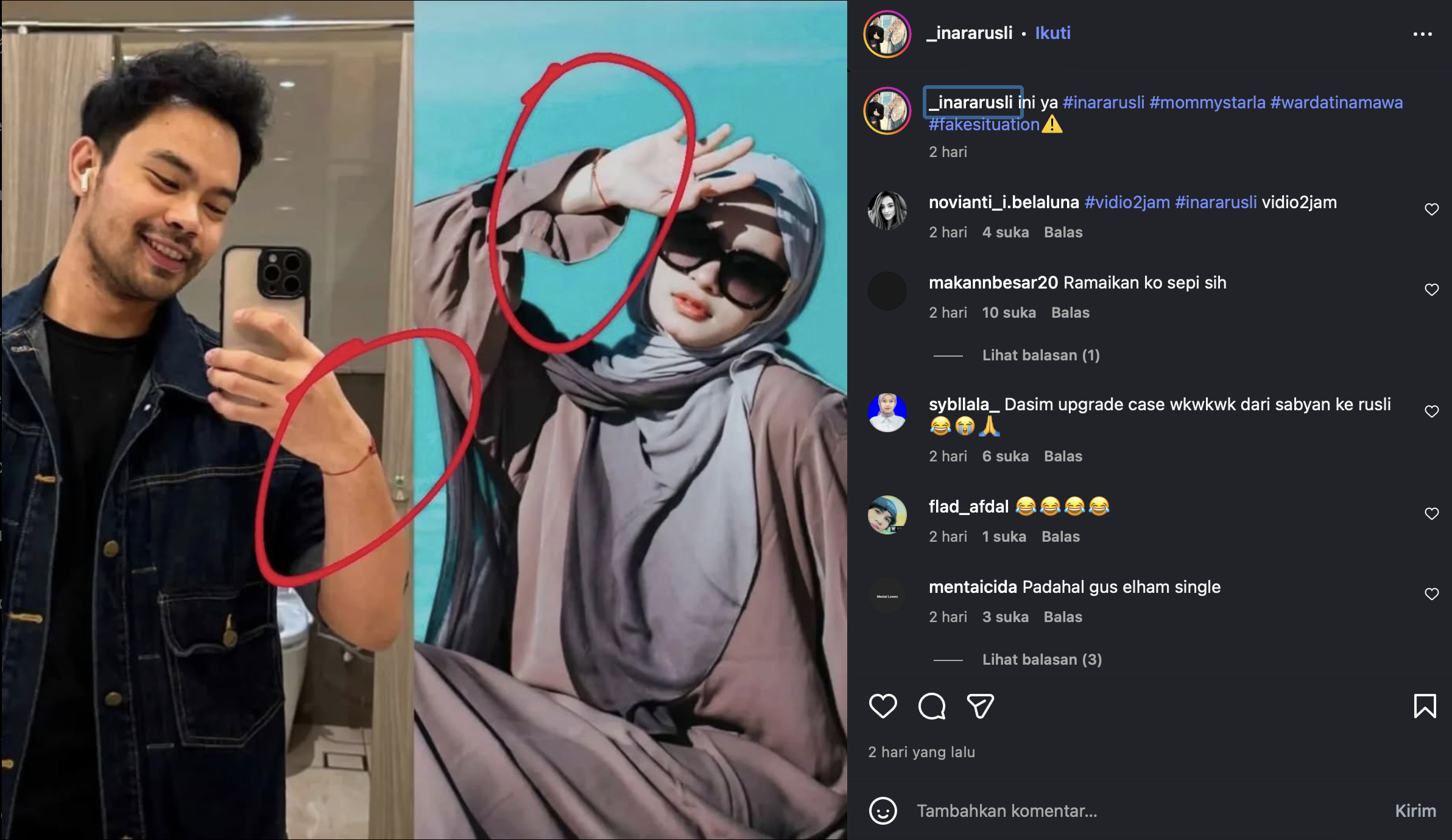 Rekaman CCTV Inara Rusli