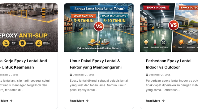 Jasa Epoxy Lantai