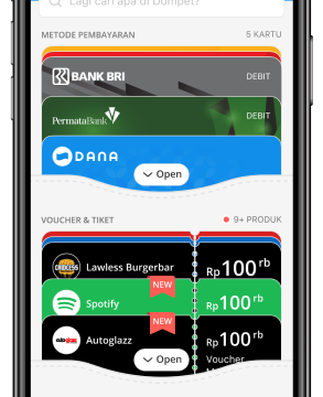 DANA Points exchange process in digital wallet application