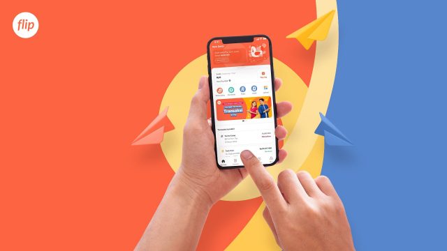 Aplikasi Flip transfer uang antar bank tanpa biaya admin