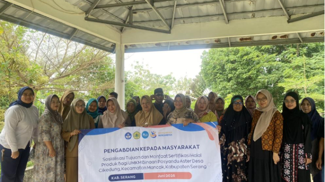 Dosen Untirta Dampingi UMKM Binaan Posyandu Aster Peroleh Legalitas Usaha dan Sertifikasi Halal