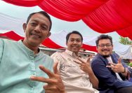Kiri Ketua Gekraf, Tengah Ketua Kadin, Kanan Ketua BRCN