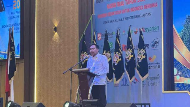 Ketua Kadin Bengkalis Menyampaikan Pandangan Umum