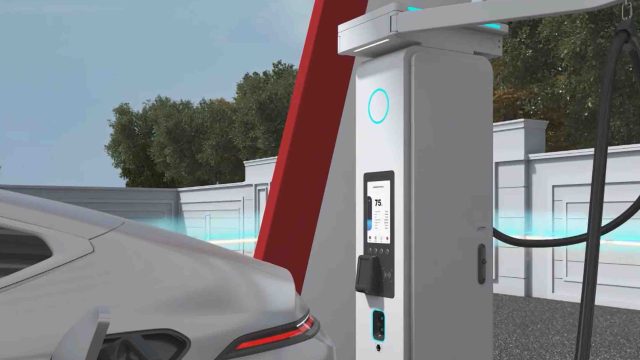 liquid cooled charging station